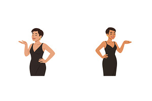 Confident woman showcasing elegant, a Beauty & Fashion Photo by ZinetroN