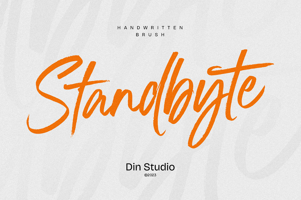 Standbyte, a Serif Font by din-studio.com (Photo 1 of 10)