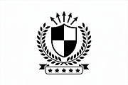 Royal Shield Logo Template Vector, an Illustration by Amazin_art (Thumbnail 11 of 16)