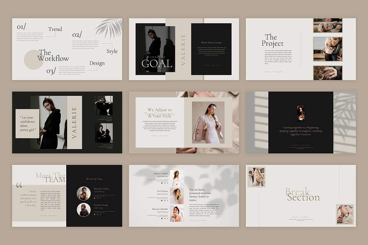 Valerie - Powerpoint Template, a Presentation Template by kylyman
