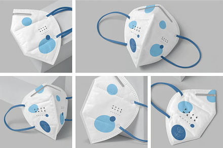 N95 Mask Mockups, a Mask Mockup by megostudi0