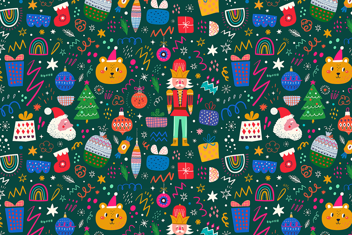 Cristmas holiday set, a Seasonal Illustration by MoleskoStudio (Photo 18 of 18)