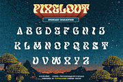 Pixelout, a Serif Font by ilhamtaro (Thumbnail 8 of 10)