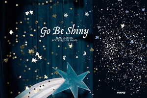 Go Be Shiny: Moody Glitter, a Texture Graphic by Purple