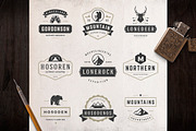 50 Outdoor logos and badges, a Branding & Logo Template by Vasya Kobelev (Thumbnail 3 of 19)