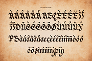 Kejddart | Blackletter Typeface, a Blackletter Font by Denustudios (Thumbnail 12 of 12)