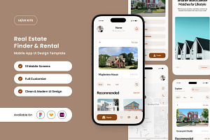 Loka – Real Estate App UI Design, an App Template by twinstd