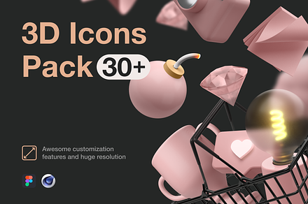 3D Icons Pack