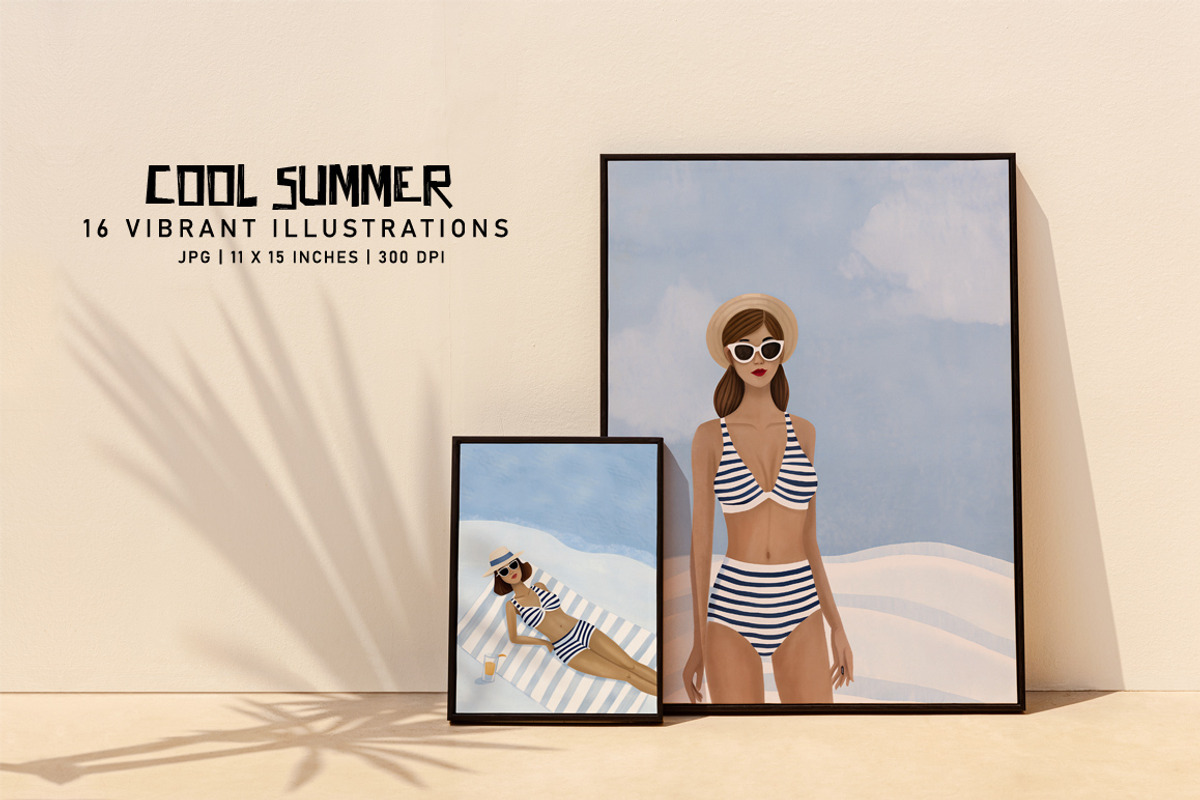 Cool Summer, a Decorative Illustration by Digital Art Creations (Photo 4 of 7)