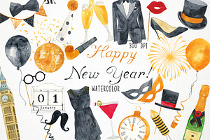 Happy New Year Clipart