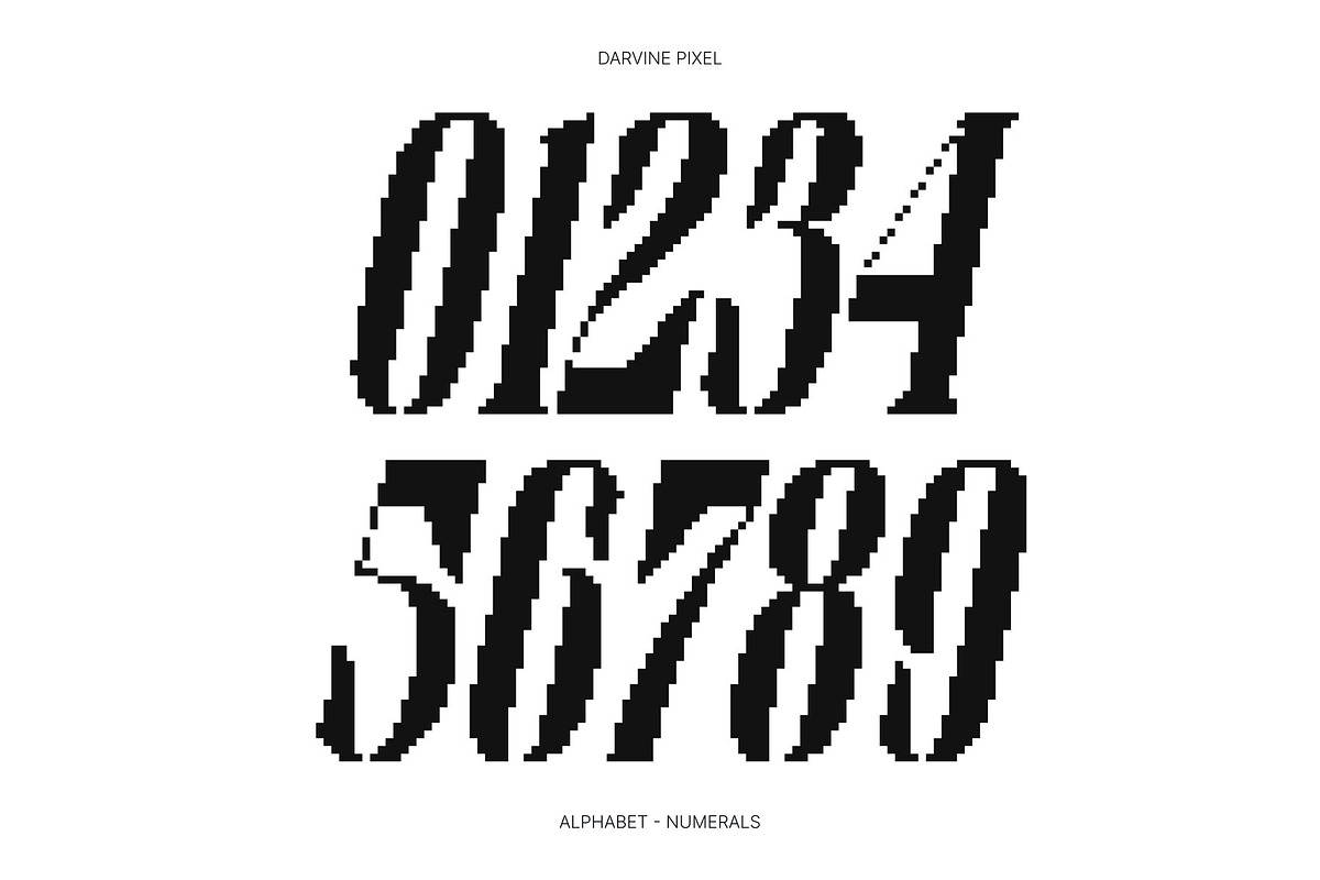 Darvine Pixel, a Serif Font by Craft Supply Co. (Photo 6 of 8)