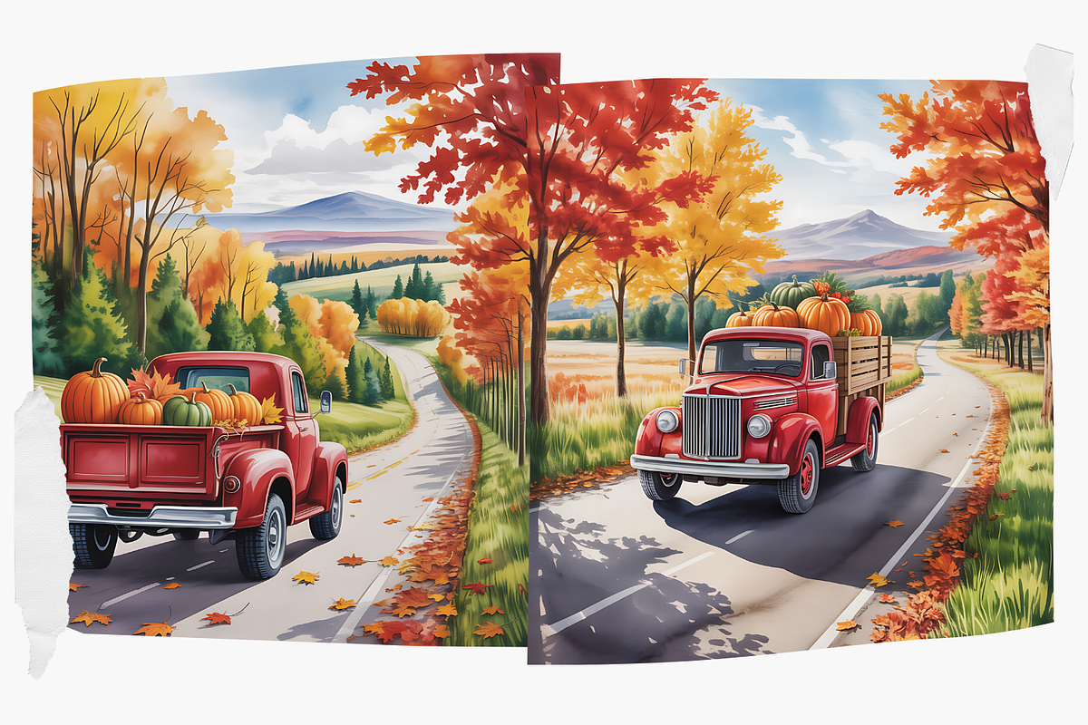 Bold Countryside Road in Autumn, a Background Graphic by Design Station (Photo 2 of 4)