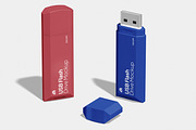 Flash Drive Mockup, a Wearable Device Mockup by Unerispace (Thumbnail 2 of 5)