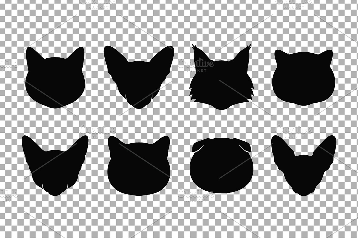Animal Head Silhouette Pack, an Object Graphic by Artonix (Photo 3 of 3)
