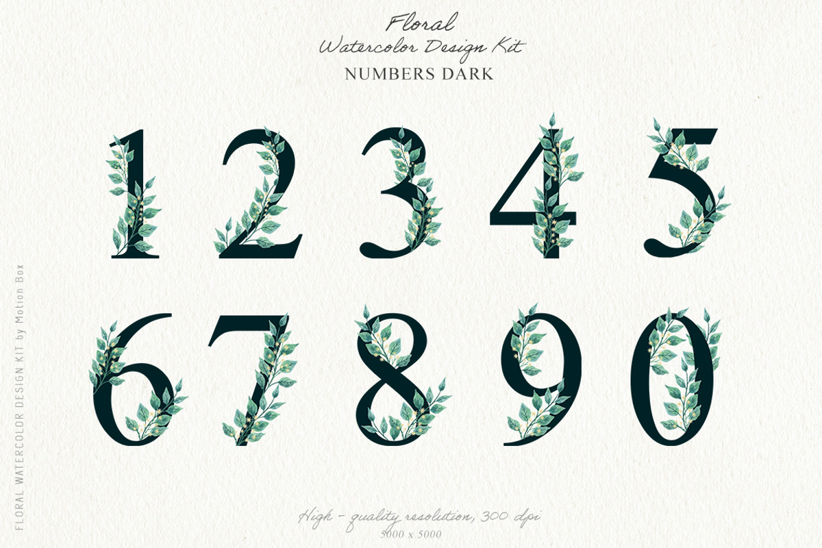 Floral Watercolor Design Big Pack, an Object Graphic by Motion-Box (Photo 15 of 17)