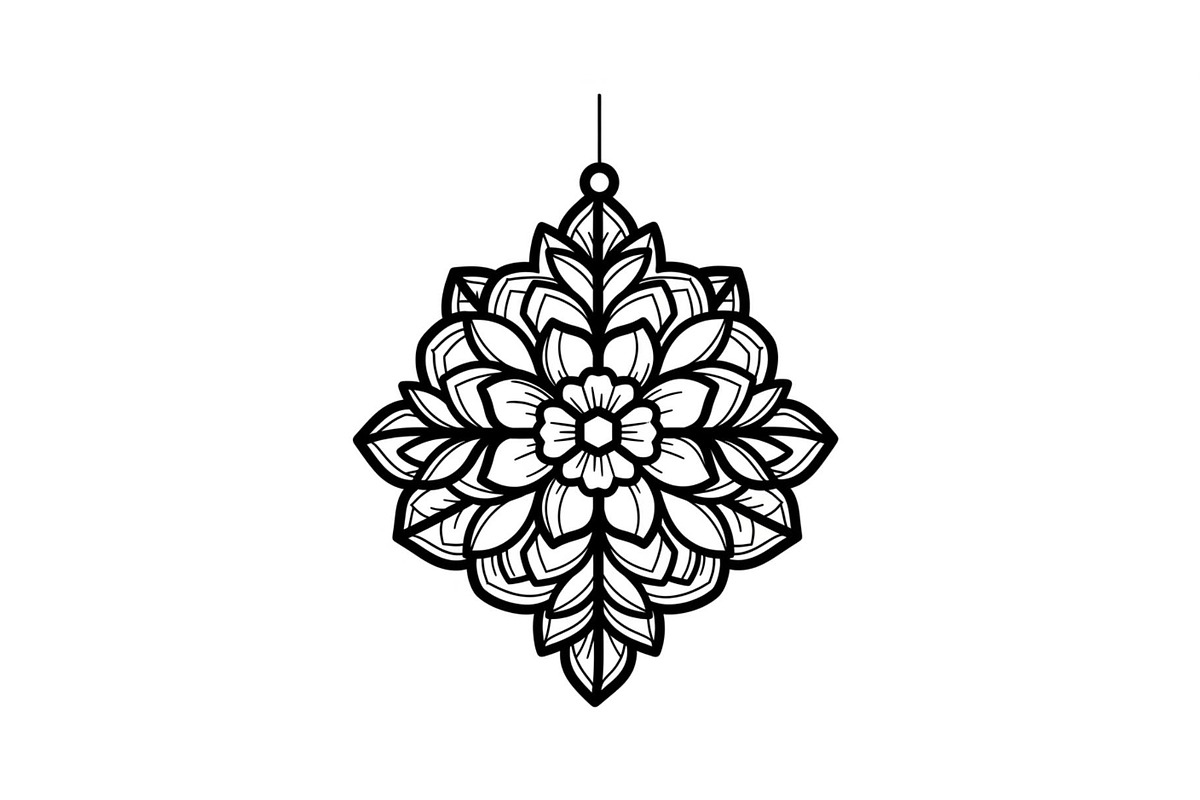 Hanging Mandala Ornament Vector Bund, an Illustration by musafir_fashion (Photo 47 of 51)