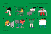 8 Workers - vector illustration, a Work Illustration by Studio Mei Design (Thumbnail 2 of 4)