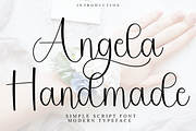Angela Handmade, a Handwritten Font by FreshTypeINK (Thumbnail 1 of 8)