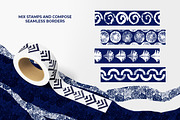 Japanese Vector Patterns & Elements, a Pattern Graphic by Julie&Taily (Thumbnail 10 of 24)