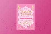 Clean Ramadan Kareem Flyer, a Flyer Template by Aiyari Graphic (Thumbnail 1 of 3)