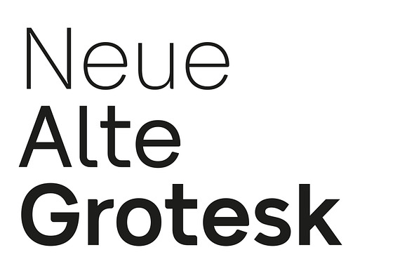 Neue Alte Grotesk preview 8