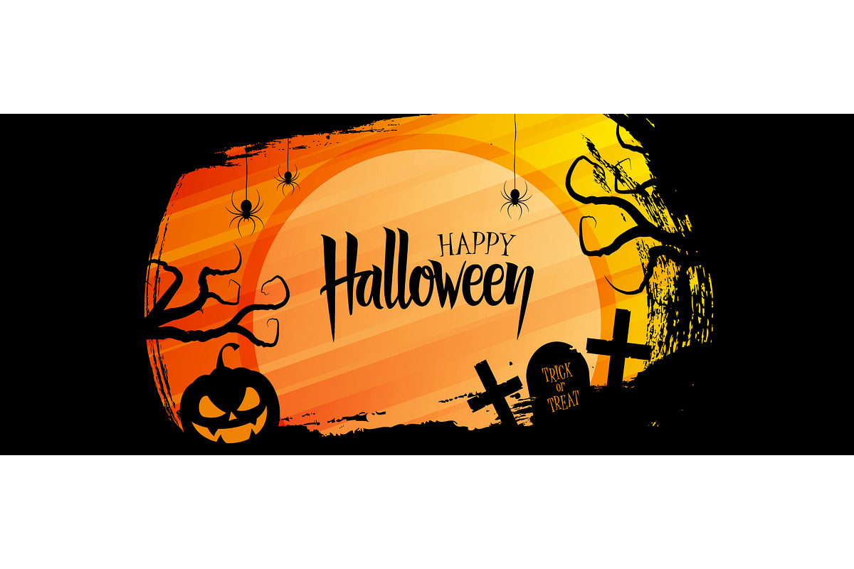 Halloween Set, a Seasonal Illustration by Finevector (Photo 2 of 4)