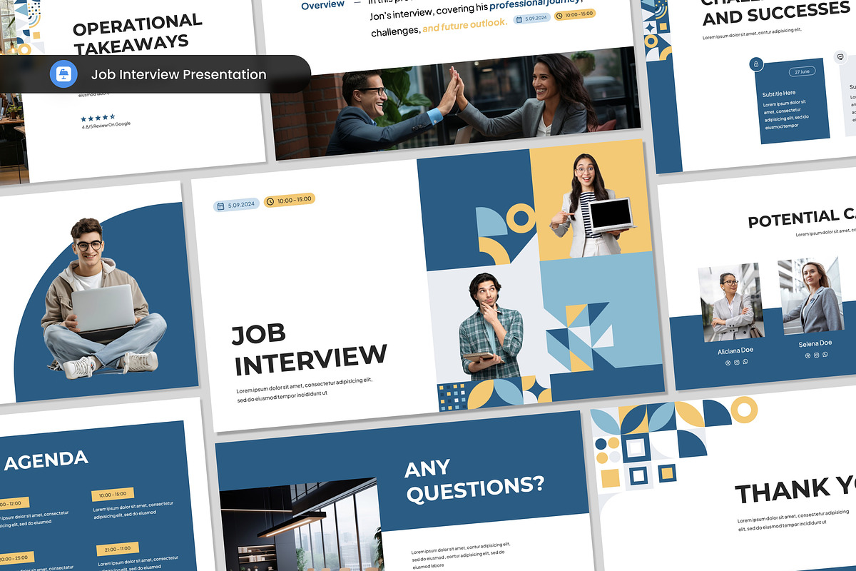 Job Interview Presentation Keynote, a Presentation Template by Antstheme (Photo 1 of 2)