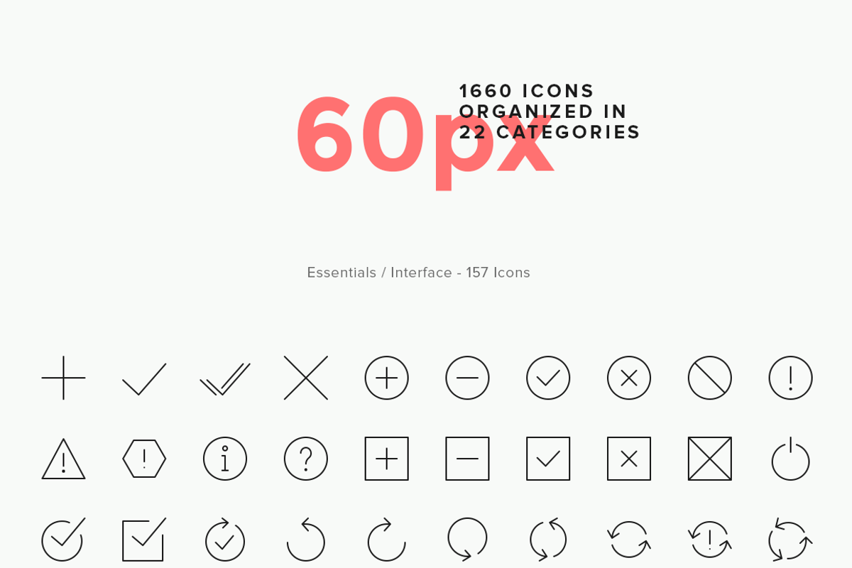 Simple Line Icons Pro, an Outline Icon by GraphicBurger (Photo 6 of 6)