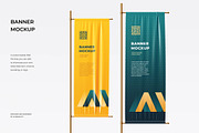 Vertical Banner Mockup, an Advertising Mockup by zpackcreative (Thumbnail 1 of 5)
