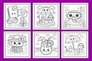 Sunny Summer Moments Coloring Book, a Seasonal Illustration by Coco Bloom (Thumbnail 3 of 4)