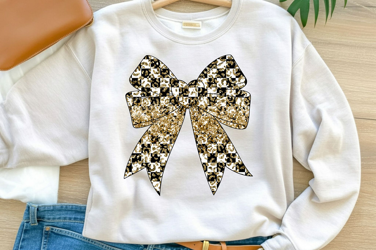 Plaid & Glitter Bow Clipart Bundle, a Graphic by iloveTemplate (Photo 2 of 6)