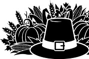 Thanksgiving Harvest Silhouette, an Illustration by Creativeshirt (Thumbnail 42 of 51)