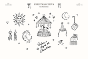 Vintage Christmas Circus art, a Decorative Illustration by Summer Nightingale Art (Thumbnail 8 of 14)