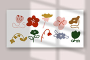 52+ Unique Botanical Flower Set, a Decorative Illustration by The Journey Atelier (Thumbnail 7 of 10)