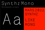 Synthz Mono, a Sans Serif Font by Portion.Labs (Thumbnail 9 of 10)