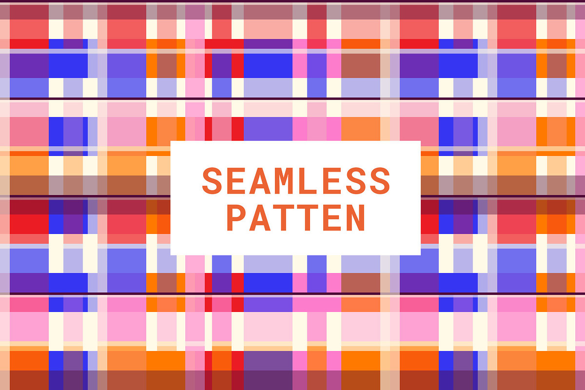 Retro Checkered retro pattern, a Pattern Graphic by Art's and patterns (Photo 1 of 3)