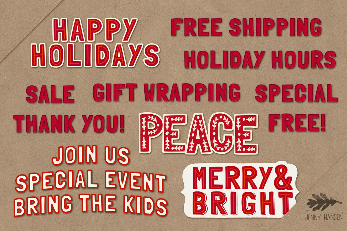 GraphicsBundle: ScandinavianHolidays, a Templates & Theme by Jenny Hansen Suites (Photo 5 of 6)