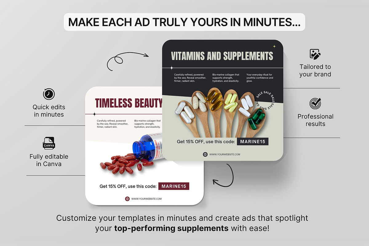 30 Supplements Ad Templates Meta preview 7