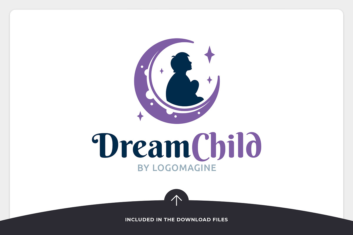 Dream Child - Boy Logo Template, a Branding & Logo Template by LOGOMAGINE (Photo 8 of 16)