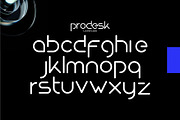 Prodesk - Techno Font, a Sans Serif Font by Eklip Studio (Thumbnail 3 of 8)