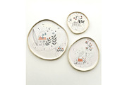 Little Houses in Cloudes Pattern, a Pattern Graphic by MouseGrey (Thumbnail 2 of 8)