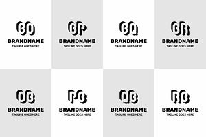 Letters BO OB BP PB BQ QB BR RB Logo