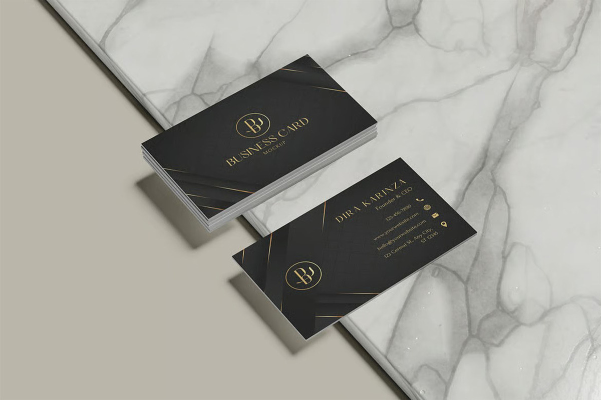 Business Card Mockups, an Advertising Mockup by zpackcreative (Photo 4 of 7)