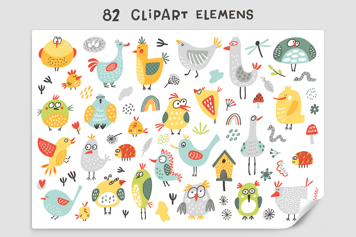 Funny birds collection, a Graphic by Murvin (Photo 3 of 12)