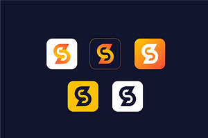 Modern S Letter Logo Design Template