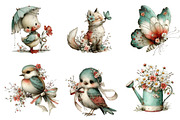 Whimsical Spring Clipart, an Illustration by CreationArt (Thumbnail 6 of 7)