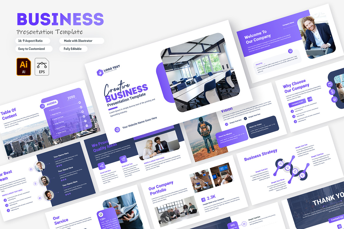 Business Presentation Template, a Presentation Template by zahidhossainalif (Photo 1 of 5)