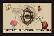 Curious Cabinet Collage Kit, an Object Graphic by Le.nart (Thumbnail 14 of 15)