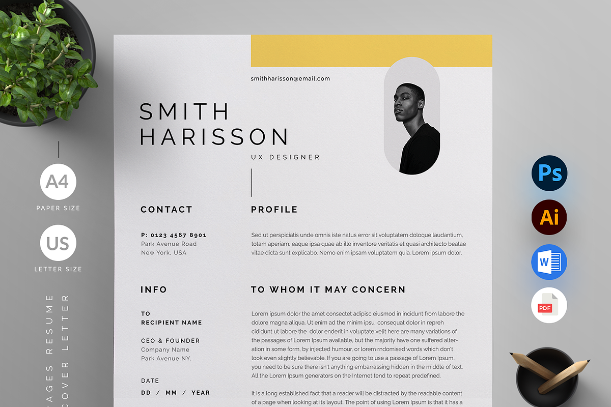 Resume/CV, a Resume Template by Reuix Studio (Photo 4 of 5)