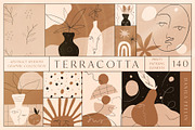 Terracotta — abstract art collection, a Decorative Illustration by adwintash (Thumbnail 1 of 15)